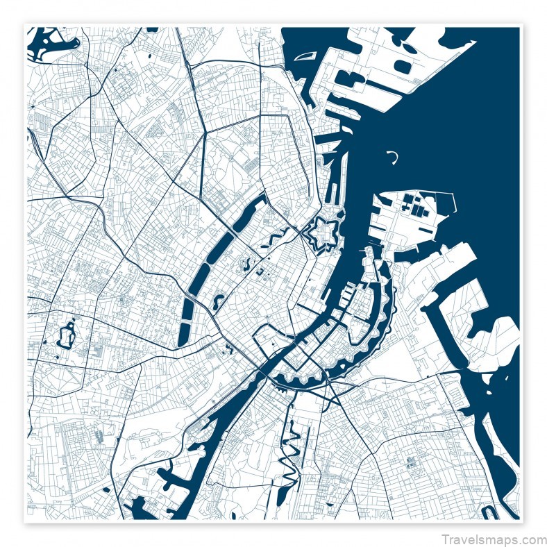 copenhagen travel guide for tourist map of copenhagen