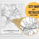 map of clarksville tennessee a tourists guide for not knowing where to go 2