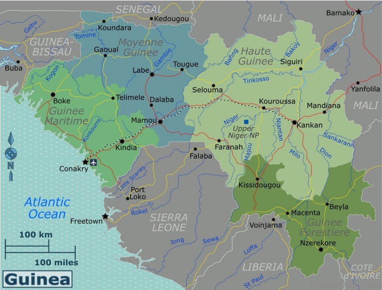 map of conakry travel guide top 10 things to do on a trip to guinea 2