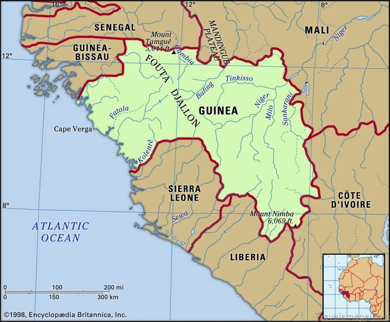 map of conakry travel guide top 10 things to do on a trip to guinea 5