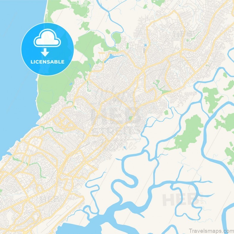 map of conakry travel guide top 10 things to do on a trip to guinea 7