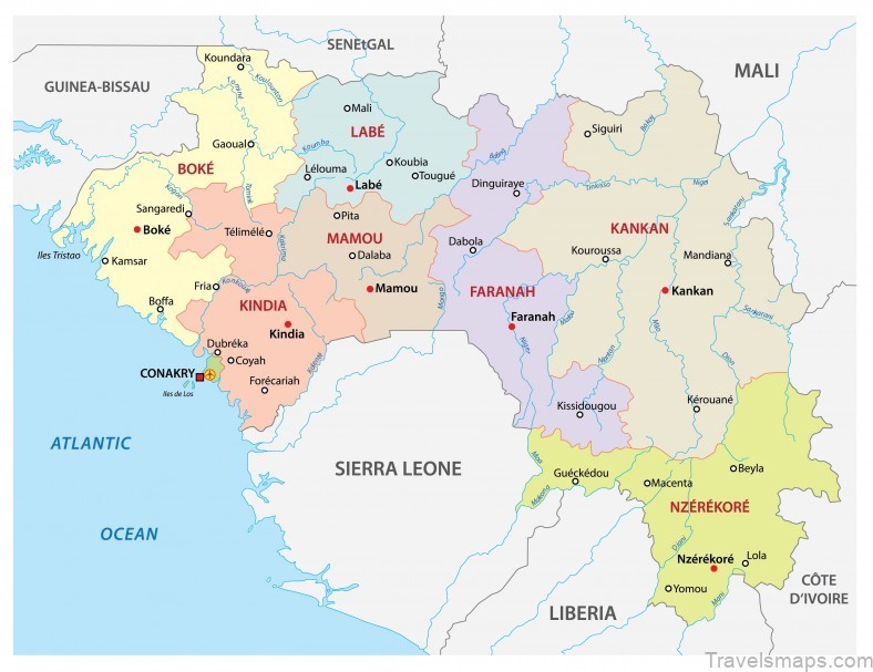 map of conakry travel guide top 10 things to do on a trip to guinea 8