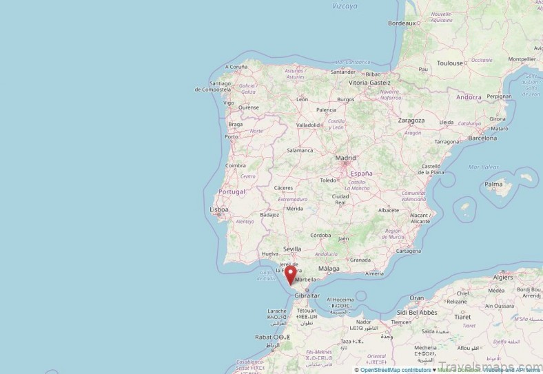 map of conil de la frontera a guide for tourist restaurants and hotels 7
