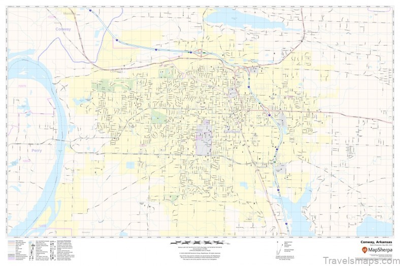 map of conway missouri travel guide 2