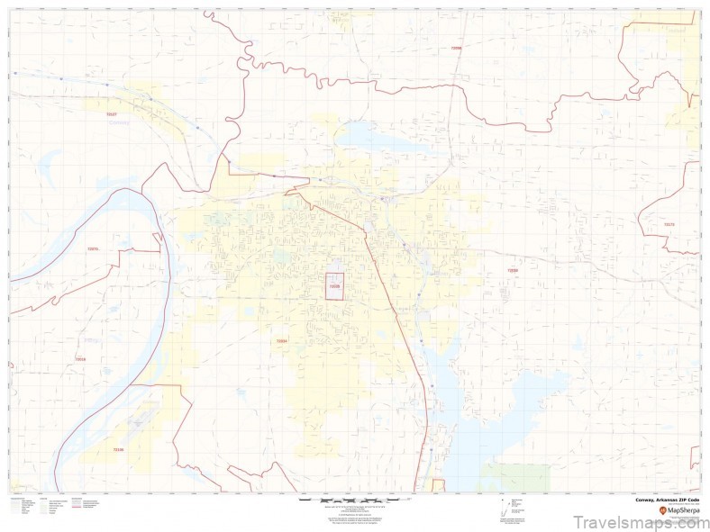 map of conway missouri travel guide 3