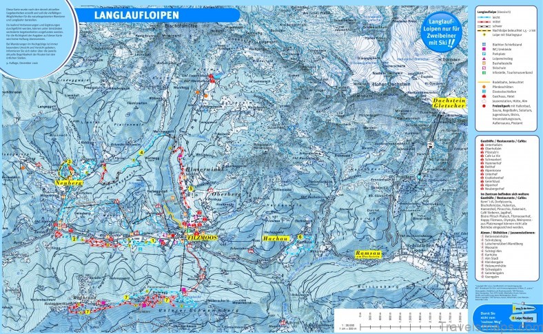 filzmoos travel guide for tourist map of filzmoos 7