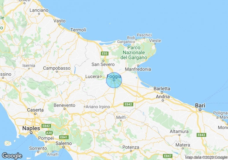 foggia travel guide for tourist map 5