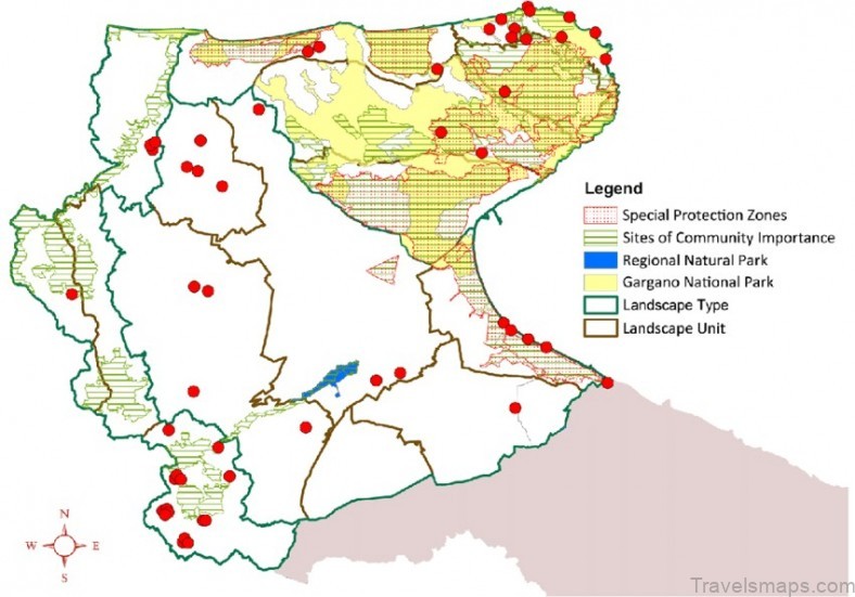foggia travel guide for tourist map 6