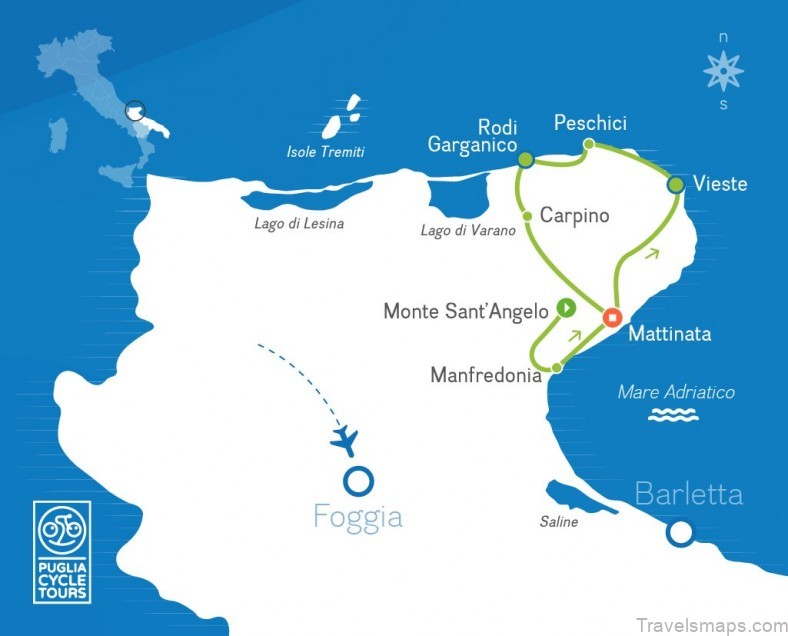 foggia travel guide for tourist map 7