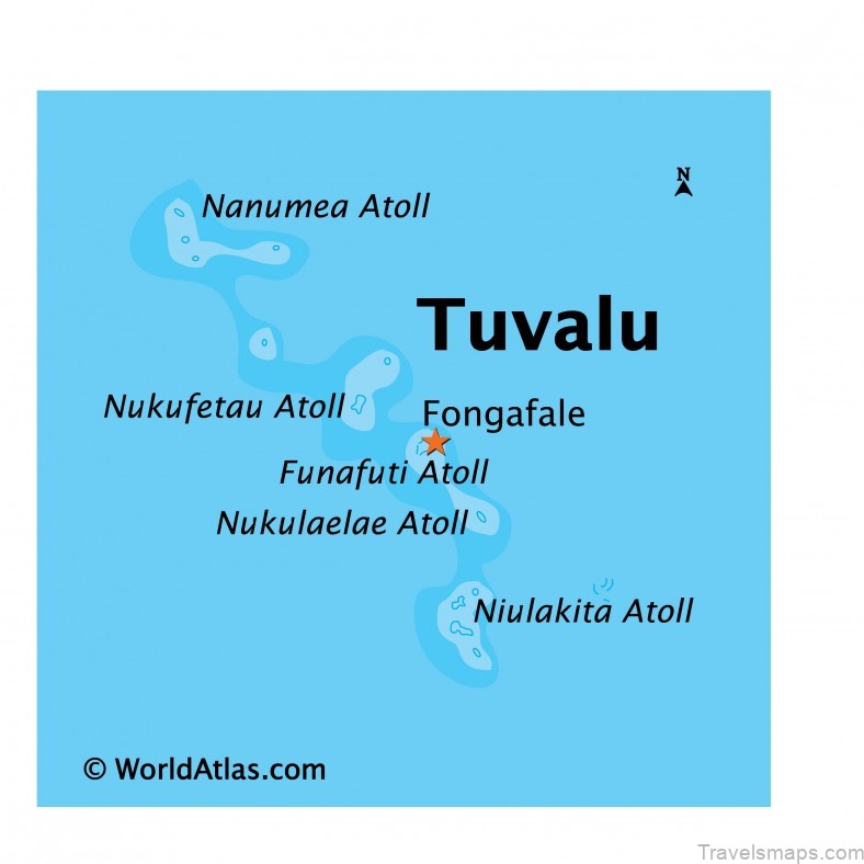 funafuti travel guide for tourist map of funafuti 6