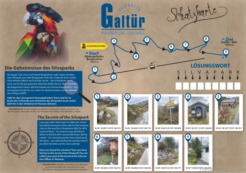 galtur travel guide to tourist map of galtur 2