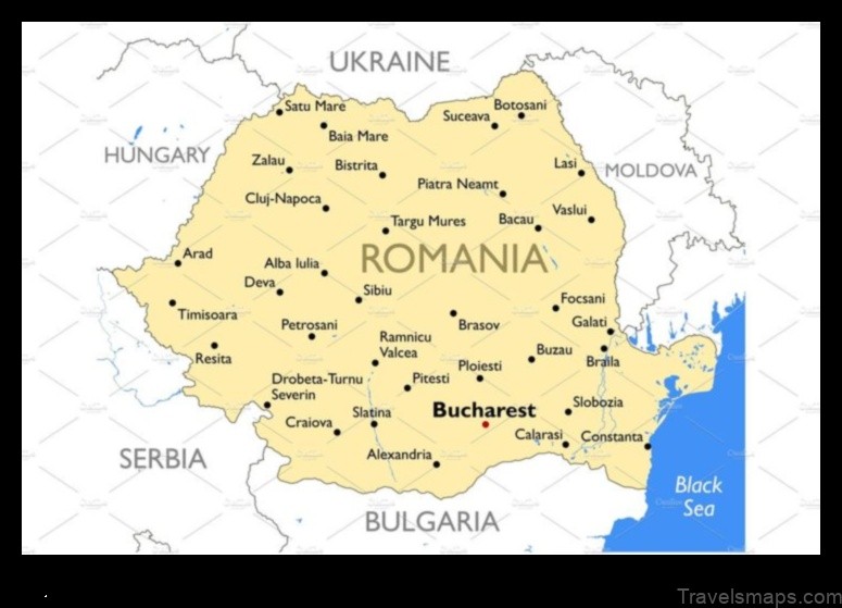 Map of Ticvaniu Mare Romania