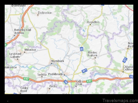 Map of Vestec Czech Republic