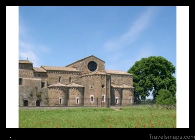 Map of Villa San Giovanni in Tuscia Italy