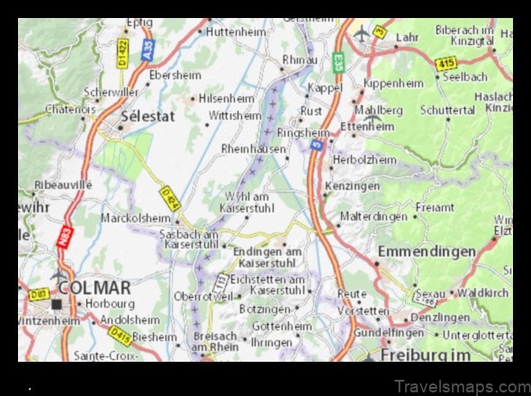 Map of Weisweil Germany