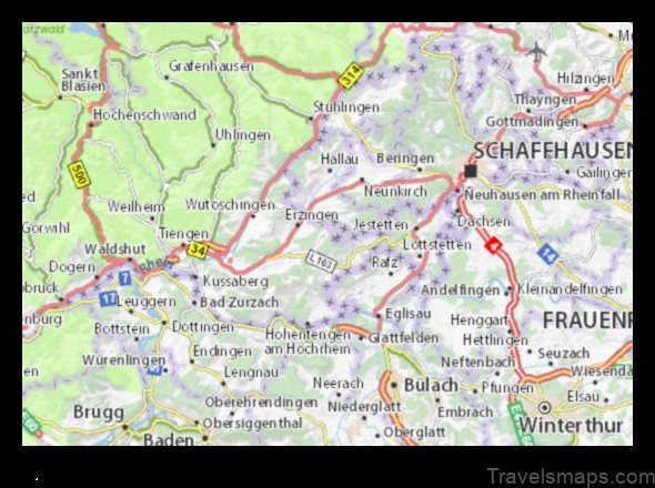 Map of Weisweil Germany