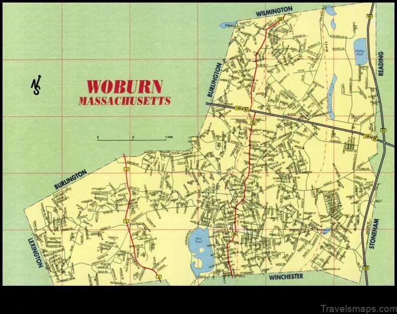 Map of Woburn Canada