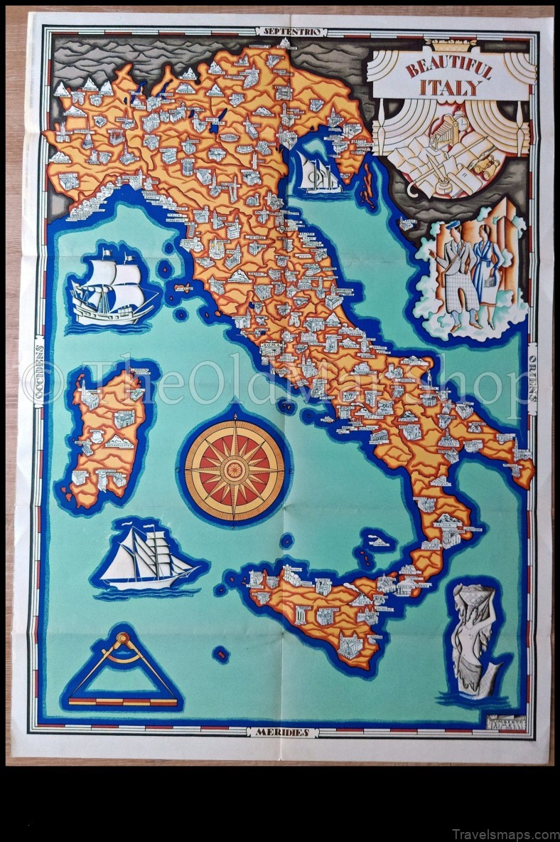 Map of Zibello Italy