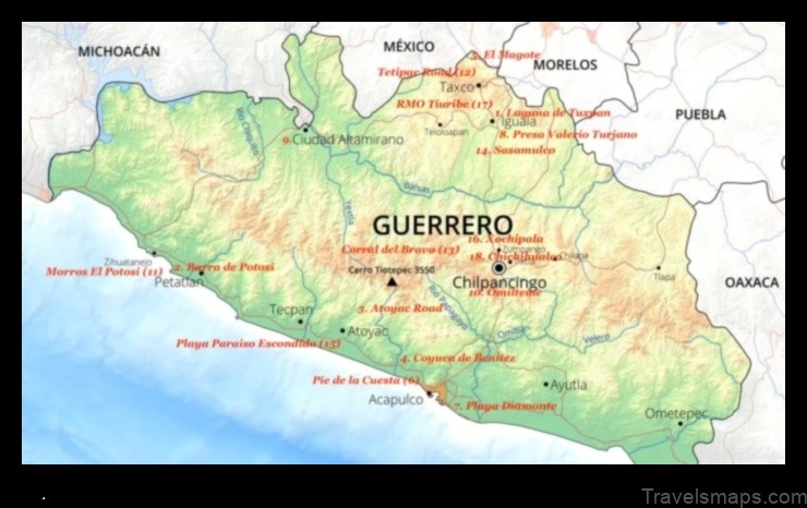 Map of Zoatecpan Mexico