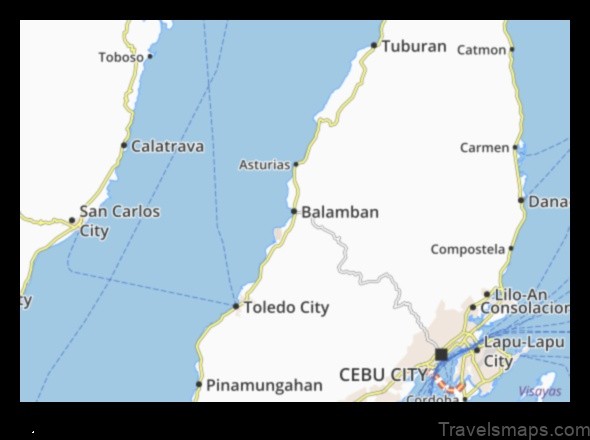 Map of Balamban Philippines