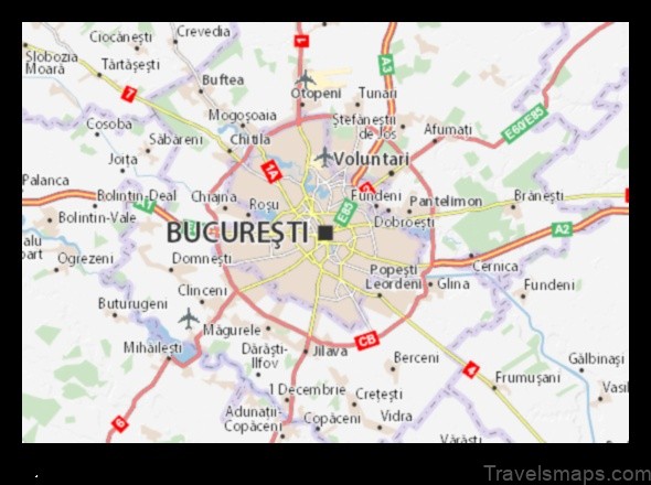 Map of Berceni Romania