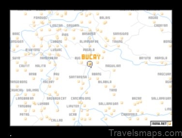 Map of Bucay Philippines