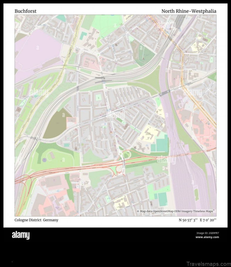 Map of Buchforst Germany