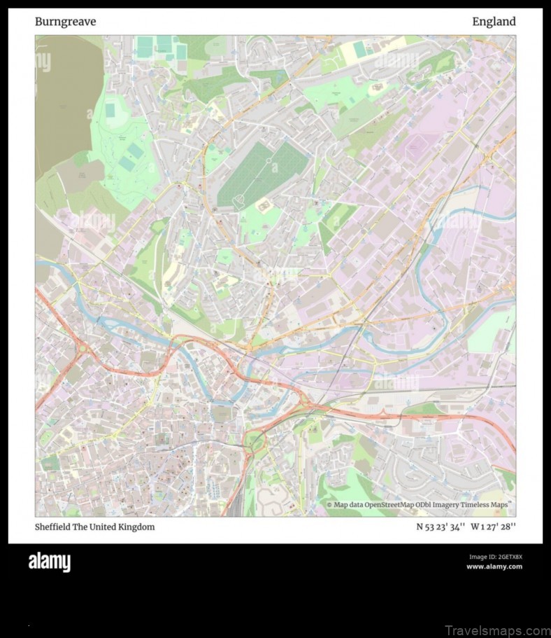 Map of Burngreave United Kingdom