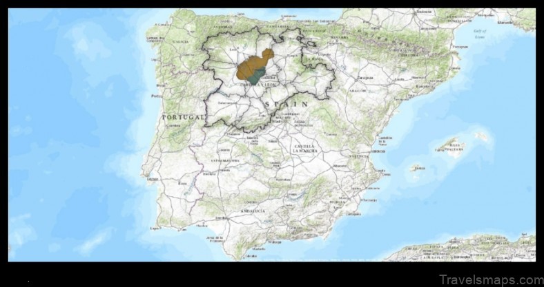 Map of Ceinos de Campos Spain