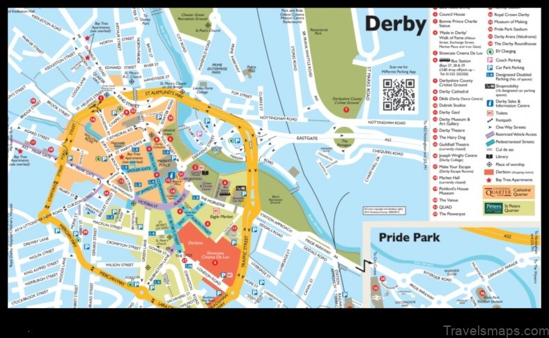 Map of Derby United States