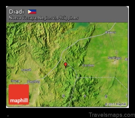 Map of Diadi Philippines