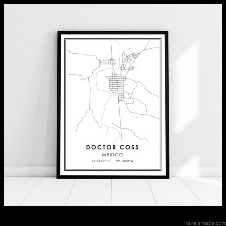 Map of Doctor Coss Mexico