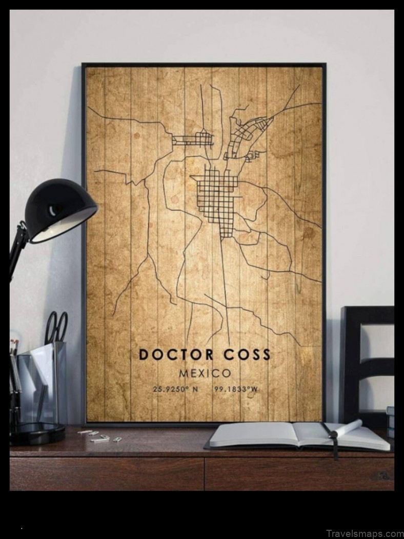 Map of Doctor Coss Mexico