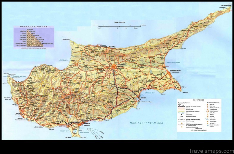 Map of Ergátes Cyprus