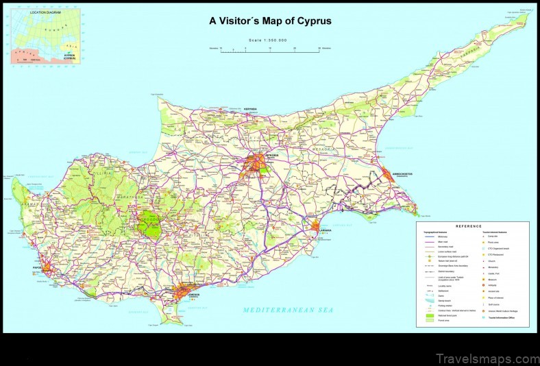 Map of Ergátes Cyprus