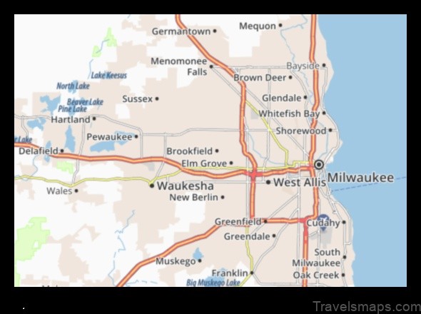 Map of Brookfield United States
