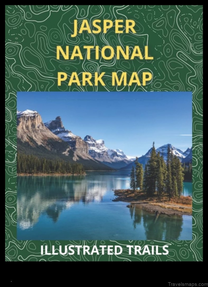 Map of Jasper Canada