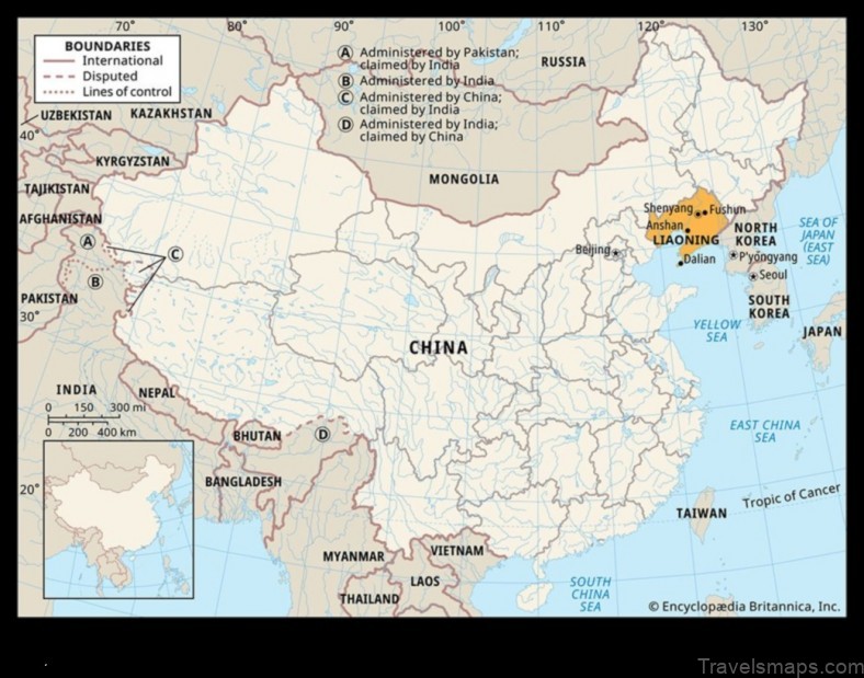Map of Jinzhou China