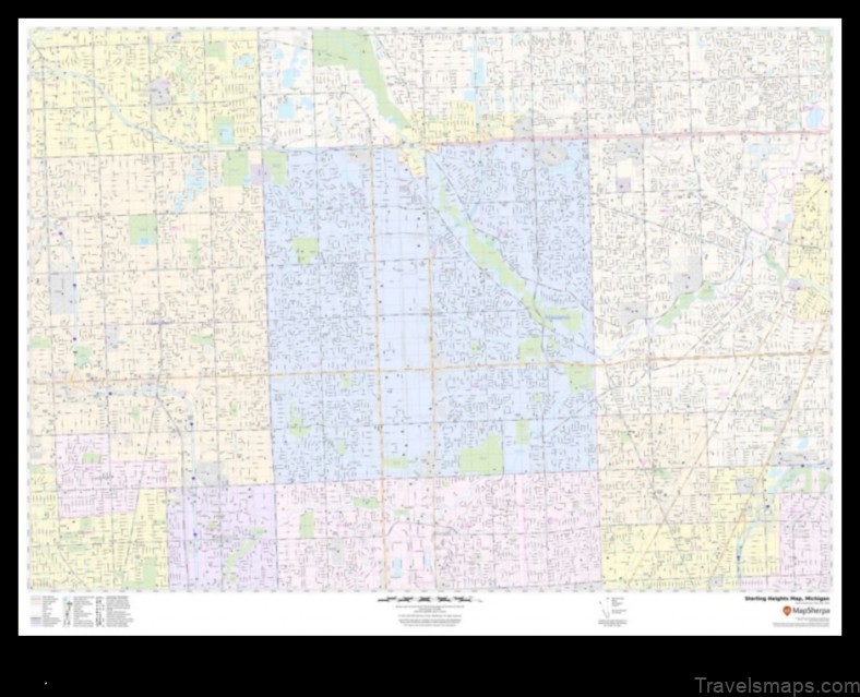 Map of Sterling Heights United States