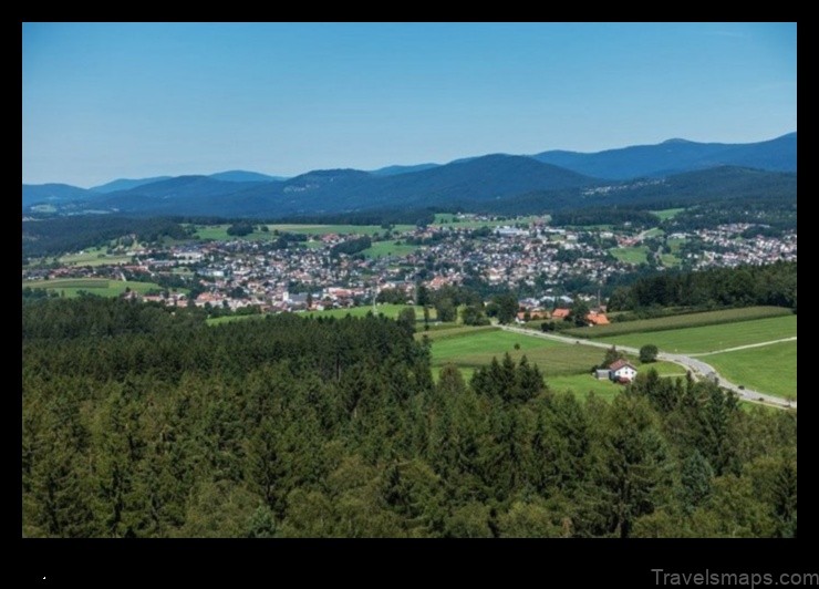 Map of Regen Germany