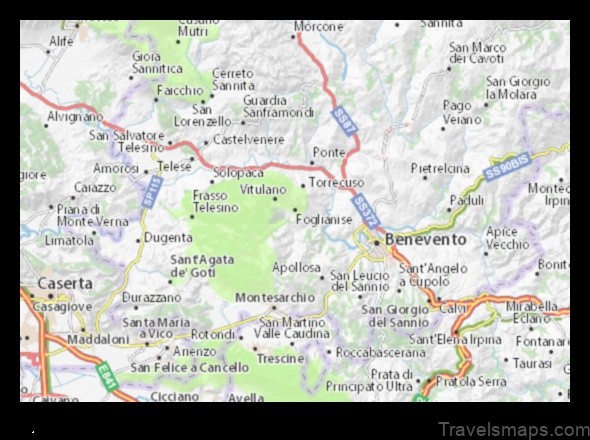 Map of Foglianise Italy