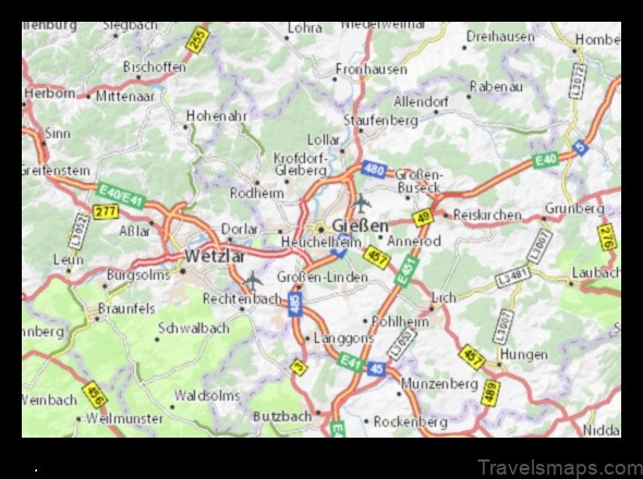 Map of Gießen Germany