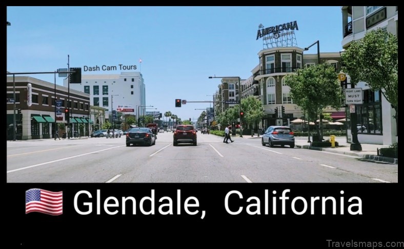 Map of Glendale United States