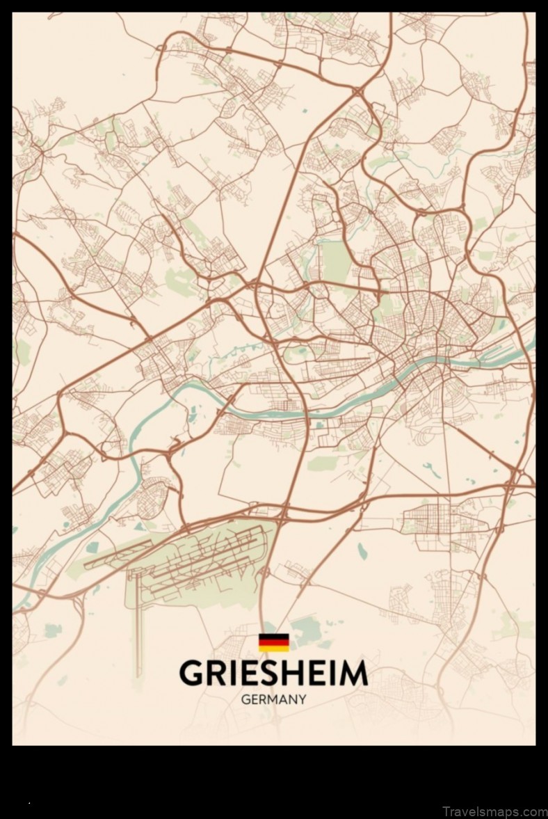 Map of Griesheim Germany