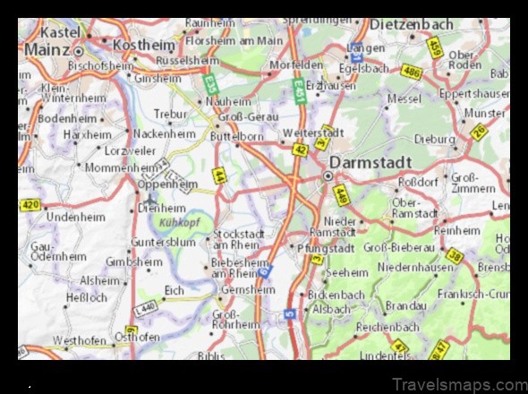 Map of Griesheim Germany