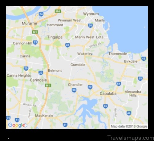 Map of Gumdale Australia