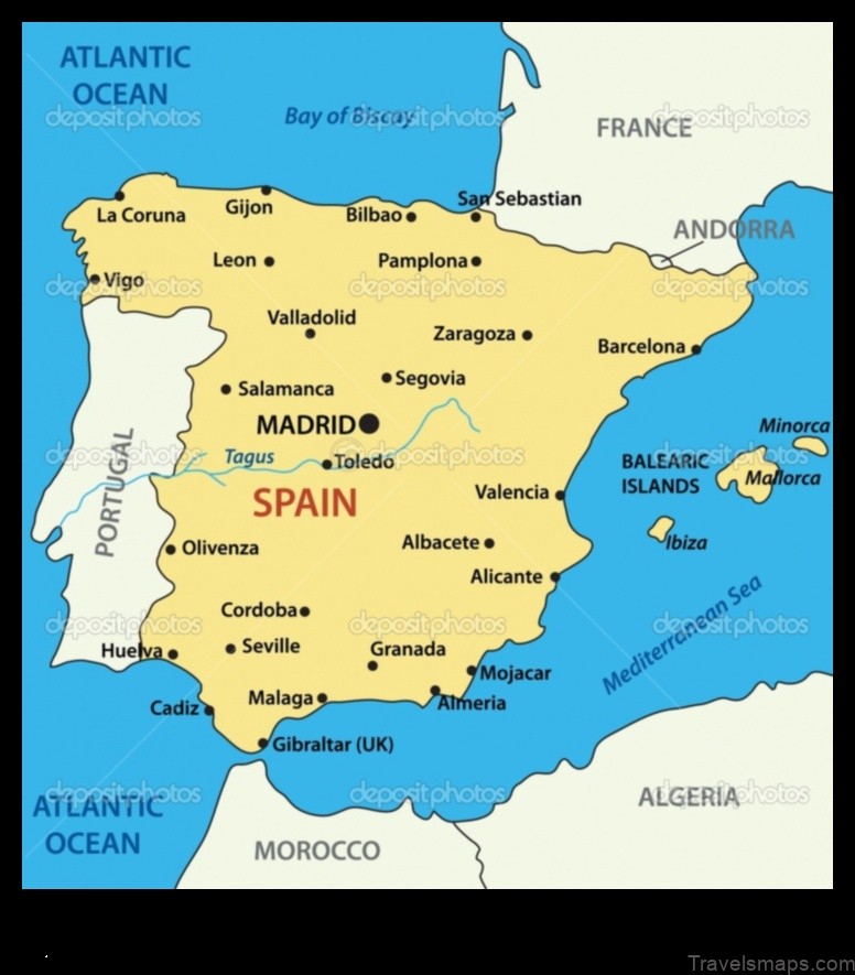 Map of Henche Spain