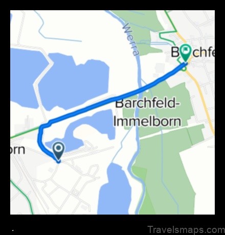 Map of Immelborn Germany