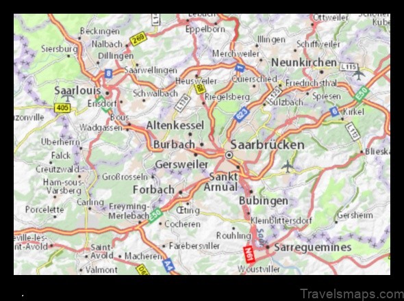 Map of Burbach Germany