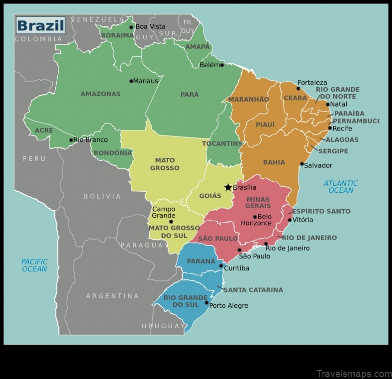 Map of Itacarambi Brazil